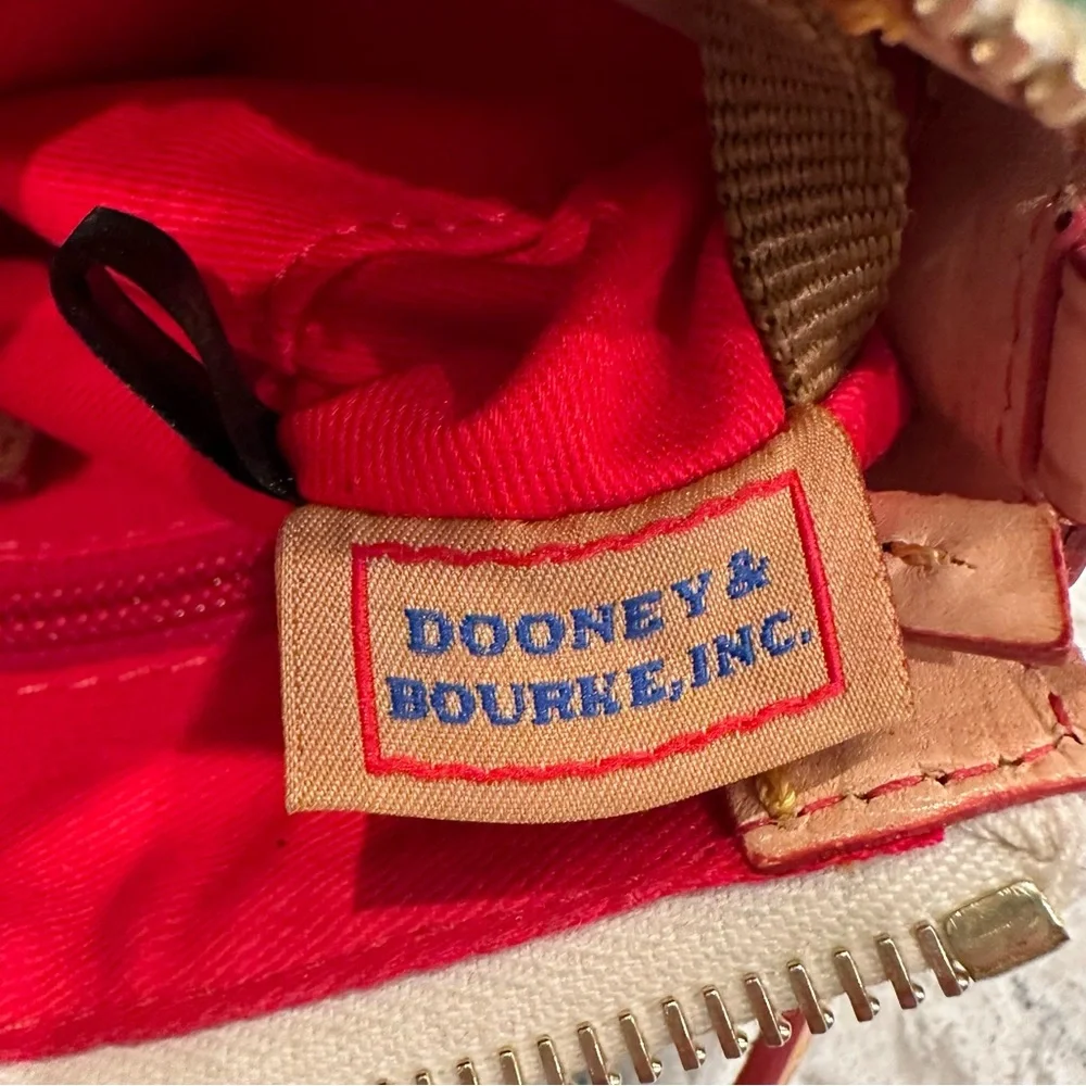 Dooney & Bourke Elsie Ginger Blue and Green Gingham Crossbody Purse